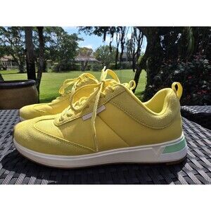 VIONIC Curran Breilyn Women's 8.5 yellow Retro inspired sneaker trainer Msrp